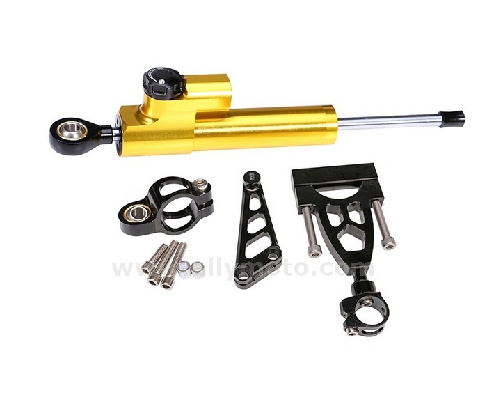 113 Cnc Steering Damper Honda Cb400 Vtec 1999-2012 W- Bracket Kits@4